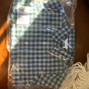 NWT Janie and Jack Plaid Boys Shirt